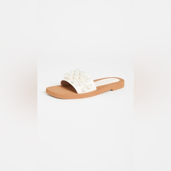 Stuart Weitzman Goldie Pearl Slides - Picture 4 of 10